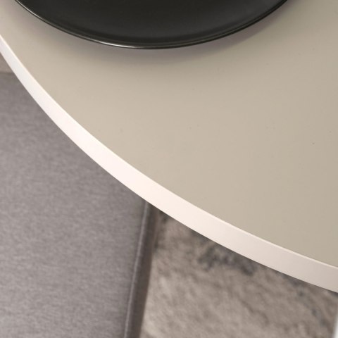 Stół LUGO Rozkładany 90-190 cm Kaszmir/Biały