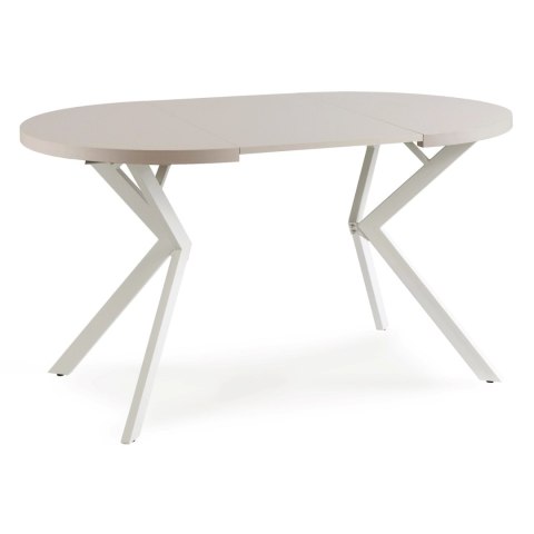 Stół LUGO Rozkładany 90-190 cm Kaszmir/Biały
