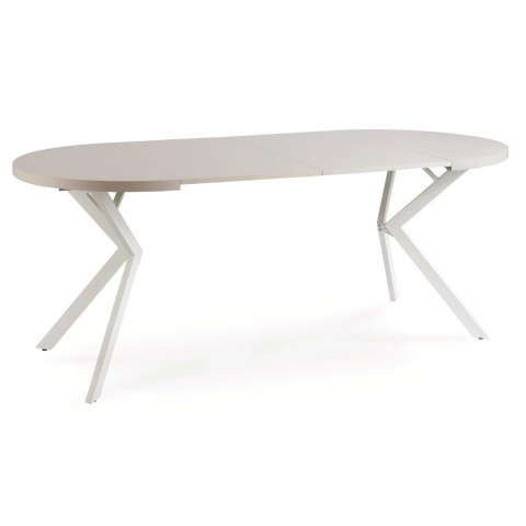 Stół LUGO Rozkładany 90-190 cm Kaszmir/Biały