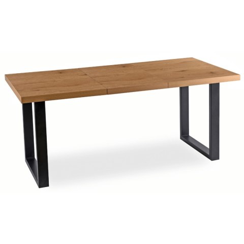 Stół TOMAS Rozkładany 130-230 cm Dąb Złoty/Czarny