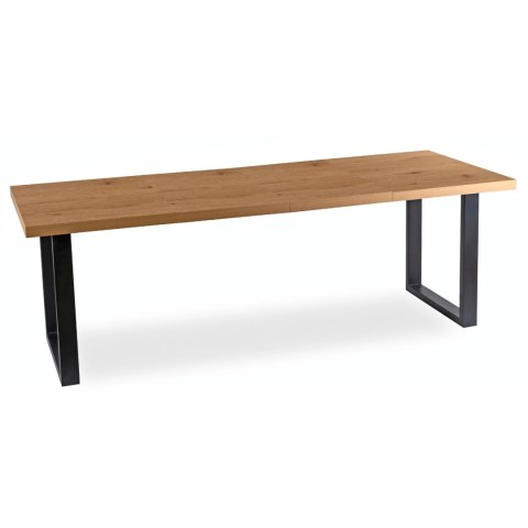 Stół TOMAS Rozkładany 130-230 cm Dąb Złoty/Czarny