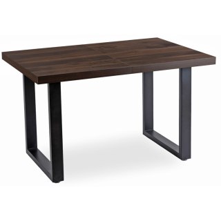 Stół TOMAS Rozkładany 130-230 cm Orzech/Czarny