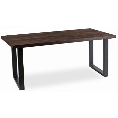 Stół TOMAS Rozkładany 130-230 cm Orzech/Czarny