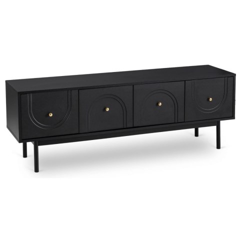 Szafka RTV MARLEN 155 cm Czarna