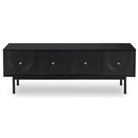 Szafka RTV MARLEN 155 cm Czarna