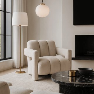 Fotel BENDER Kremowy