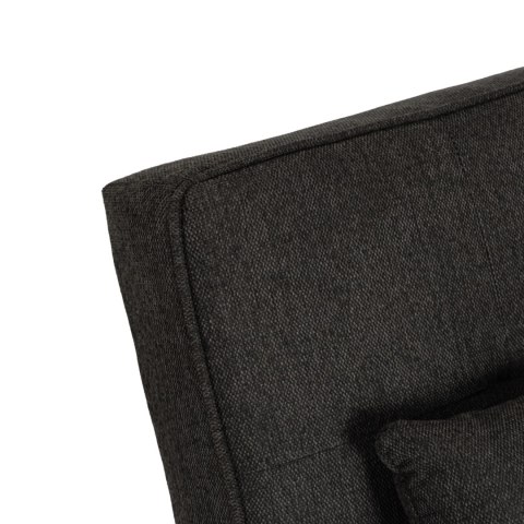 Fotel Rozkładany IBERIS 80 cm do Spania Czarny