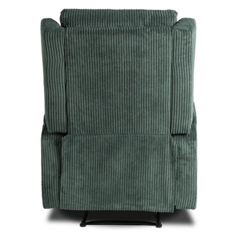 Fotel Rozkładany Masujący SEBASTIAN Zielony Sztruksowy