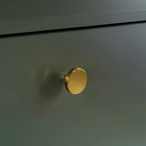 Komoda SOFT 154 cm Dwudrzwiowa z Szufladami Ryflowana Zielona