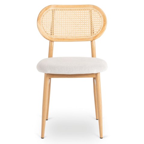 Krzesło ALTEA Dąb/Beż Ażurowe