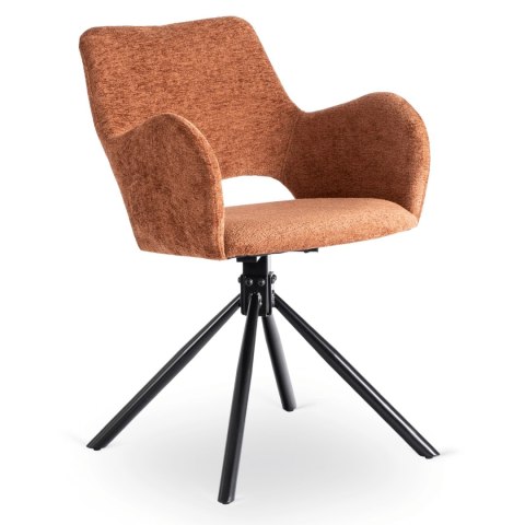 Krzesło Tapicerowane FLAV Rude Nowoczesne