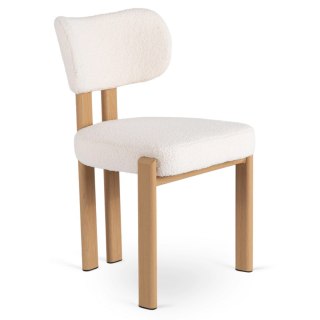 Krzesło GRENADA Dąb/Kremowe Boucle