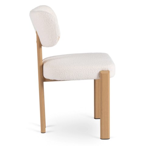 Krzesło GRENADA Dąb/Kremowe Boucle