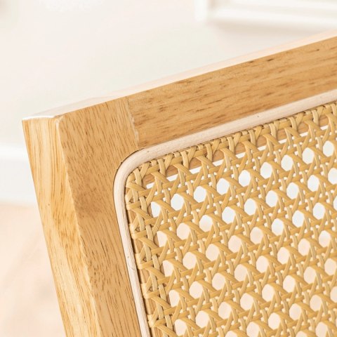 Krzesło MADERA Dąb/Beż Ażurowe