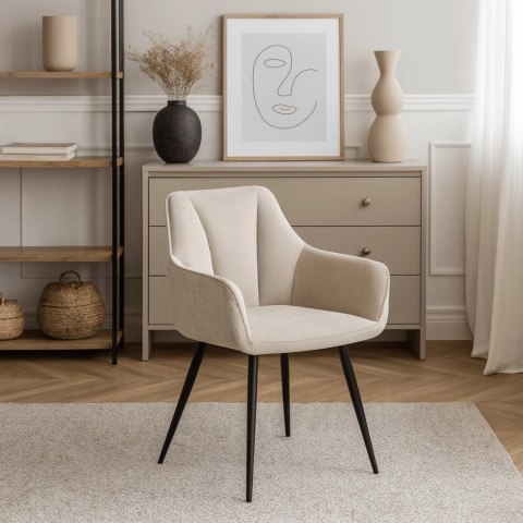 Krzesło NAWARA Kremowe