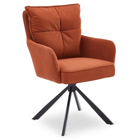 Krzesło Obrotowe CITY Rude Sztruksowe