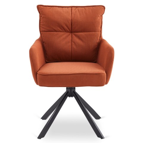 Krzesło Obrotowe CITY Rude Sztruksowe