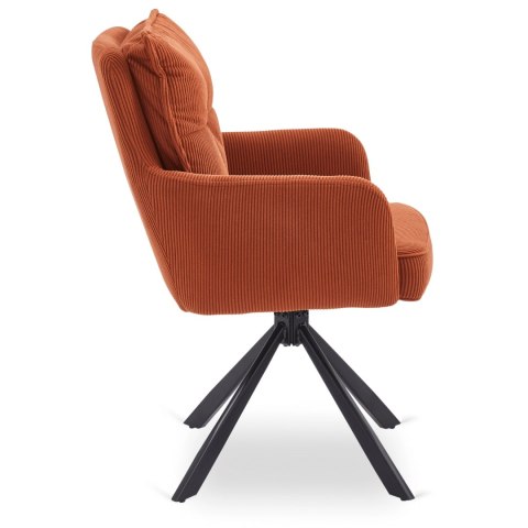 Krzesło Obrotowe CITY Rude Sztruksowe