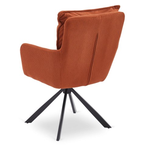 Krzesło Obrotowe CITY Rude Sztruksowe