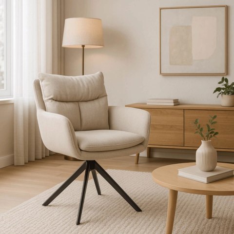 Krzesło Obrotowe PAUL Beżowe