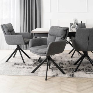 Krzesło Obrotowe PAUL Ciemnoszare