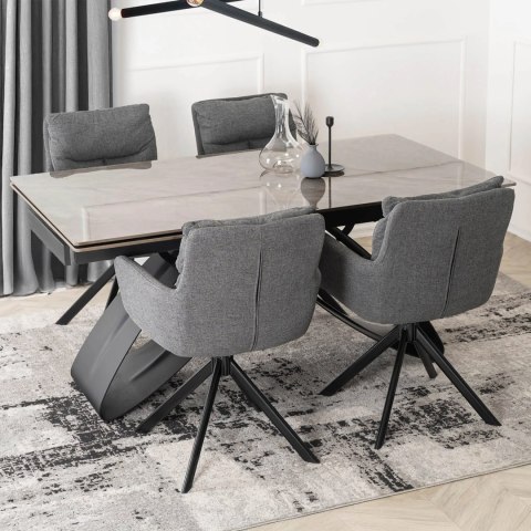 Krzesło Obrotowe PAUL Ciemnoszare