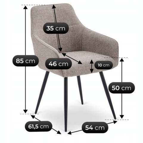 Krzesło PALMA Cappuccino