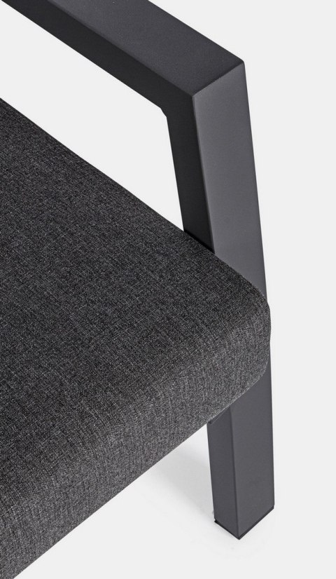 BIZZOTTO fotel ogrodowy KLEDI szary