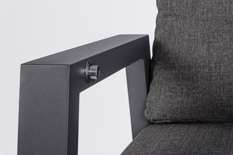 BIZZOTTO fotel ogrodowy KLEDI szary