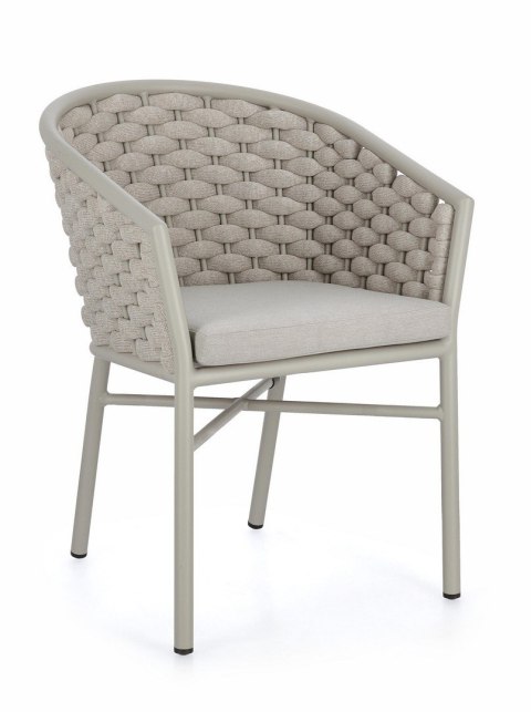 BIZZOTTO krzesło ogrodowe MARGALIDA SATURN beżowe