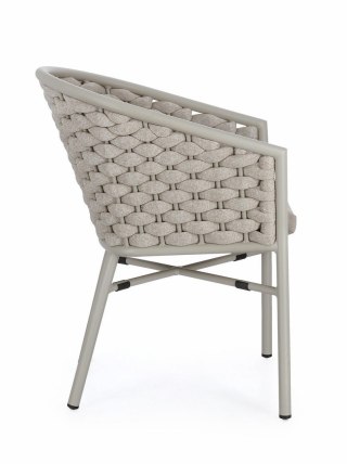 BIZZOTTO krzesło ogrodowe MARGALIDA SATURN beżowe