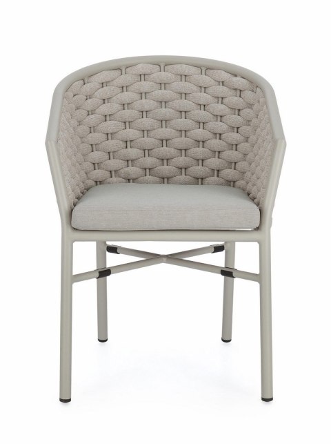 BIZZOTTO krzesło ogrodowe MARGALIDA SATURN beżowe