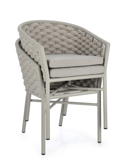 BIZZOTTO krzesło ogrodowe MARGALIDA SATURN beżowe