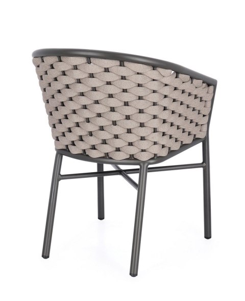 Bizzotto BIZZOTTO krzesło ogrodowe MARGALIDA antracyt / beż