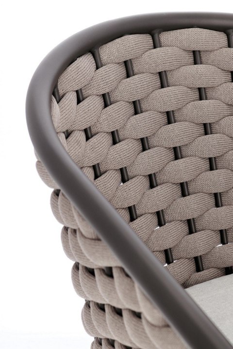 Bizzotto BIZZOTTO krzesło ogrodowe MARGALIDA antracyt / beż