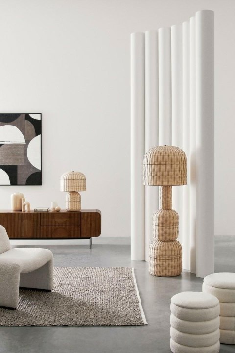 BIZZOTTO lampa podłogowa SIKKIM beżowa