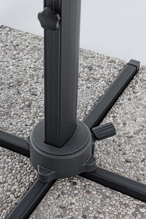 BIZZOTTO parasol ogrodowy INES jasny szary