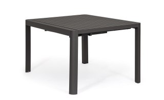 BIZZOTTO stół ogrodowy KIPLIN 149 czarny / rozkładany