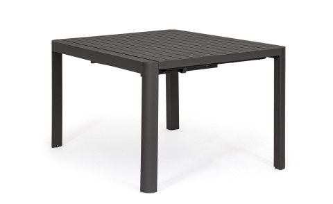 BIZZOTTO stół ogrodowy KIPLIN 149 czarny / rozkładany