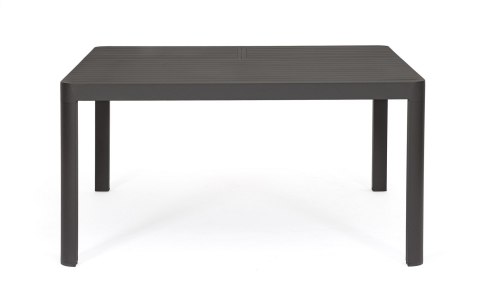 BIZZOTTO stół ogrodowy KIPLIN 149 czarny / rozkładany