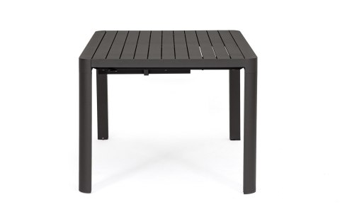 BIZZOTTO stół ogrodowy KIPLIN 149 czarny / rozkładany
