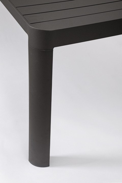 BIZZOTTO stół ogrodowy KIPLIN 149 czarny / rozkładany