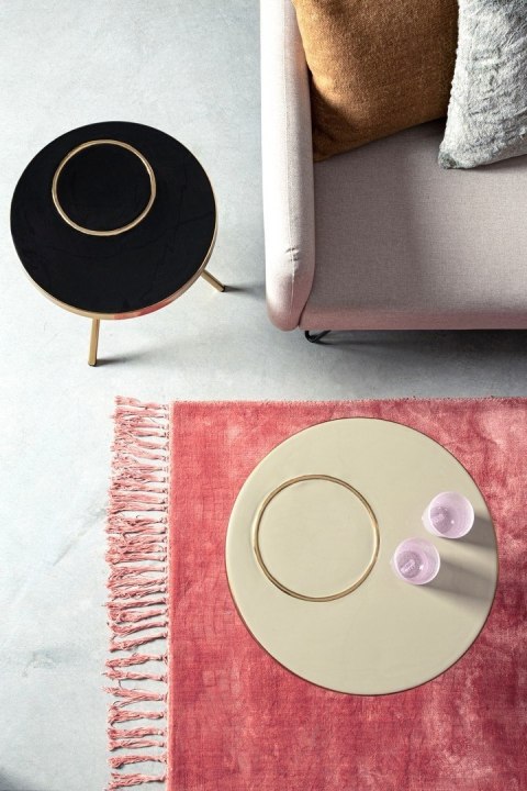 Bizzotto BIZZOTTO stolik kawowy KESAR beżowy / złoty