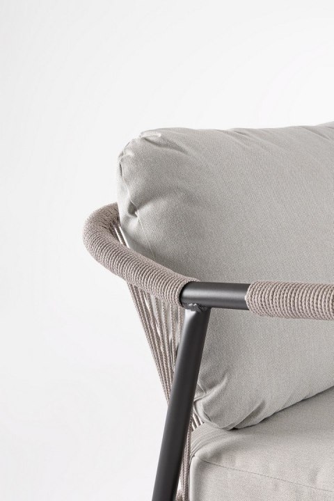 Bizzotto BIZZOTTO zestaw ogrodowy MIRAVET antracyt / beż