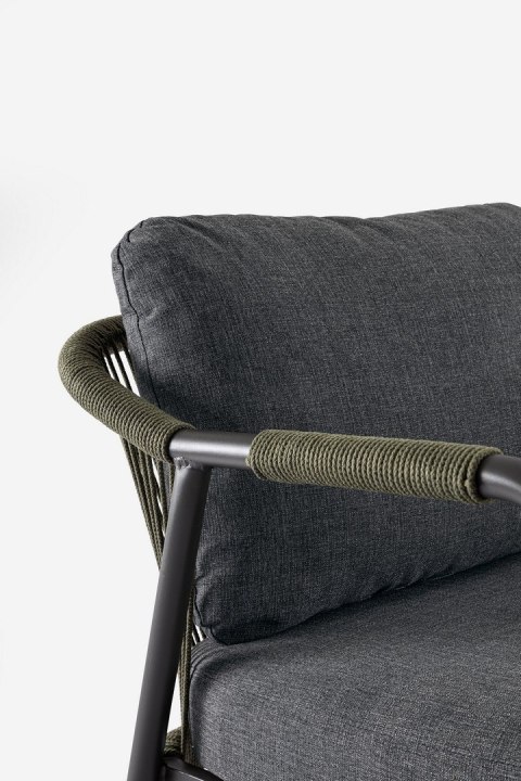 Bizzotto BIZZOTTO zestaw ogrodowy MIRAVET antracyt / zielony