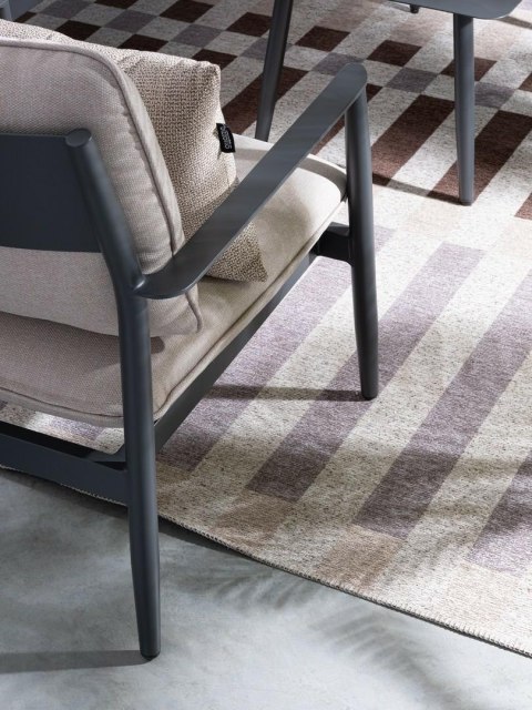 Bizzotto BIZZOTTO zestaw ogrodowy NEBULA antracyt / beż