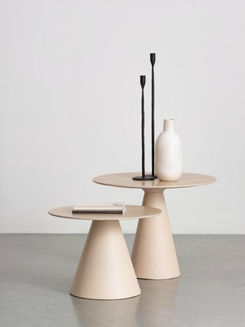 Bizzotto BIZZOTTO zestaw stolików kawowych HARDY beżowy