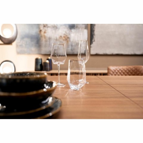 KARE komplet 4 kieliszków do szampana DIAMOND RIM 360 ml