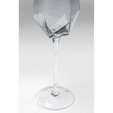 Kare Design KARE komplet 4 kieliszków do szampana DIAMOND SMOKE 365 ml