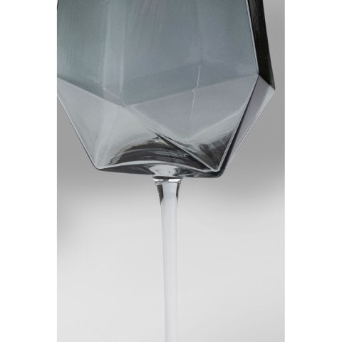 Kare Design KARE komplet 4 kieliszków do wina DIAMOND SMOKE 660 ml